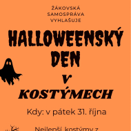 Halloweenský den v kostýmech