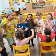 Besídka nejmladších žáků ŠD.